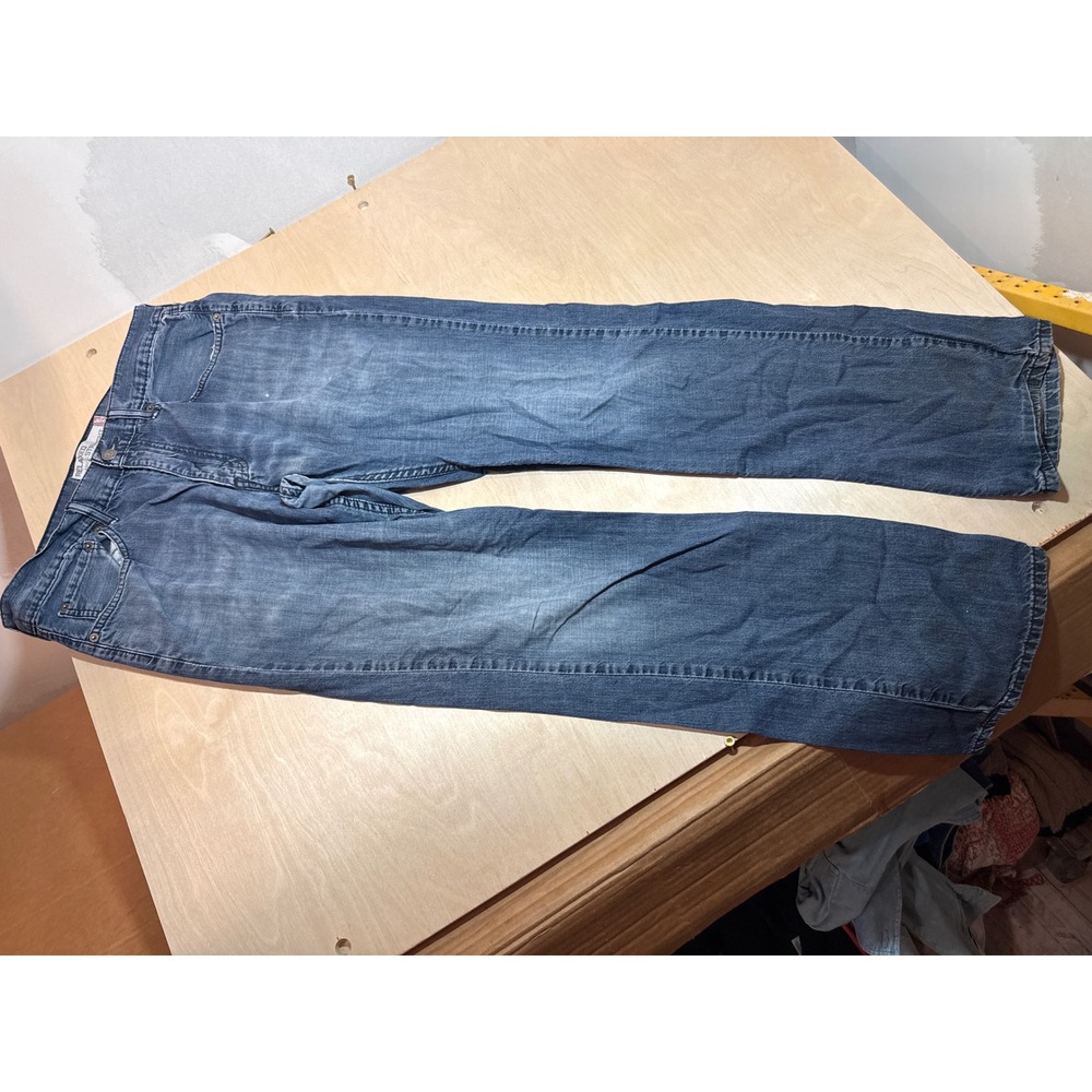 Levis 559 Relaxed Straight Jeans Mens 34x34 Blue Denim 100% Cotton Y2K 2000s